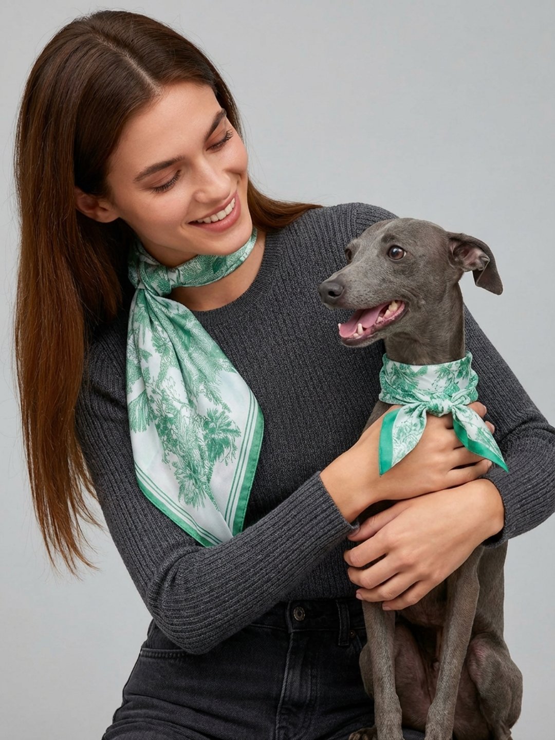 同款造型｜維納斯花園絲巾