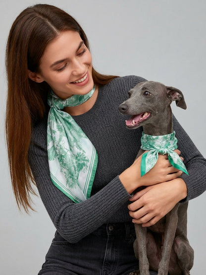 同款造型｜維納斯花園絲巾