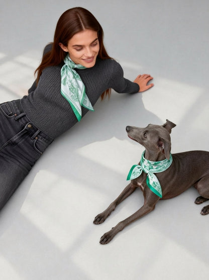 同款造型｜維納斯花園絲巾