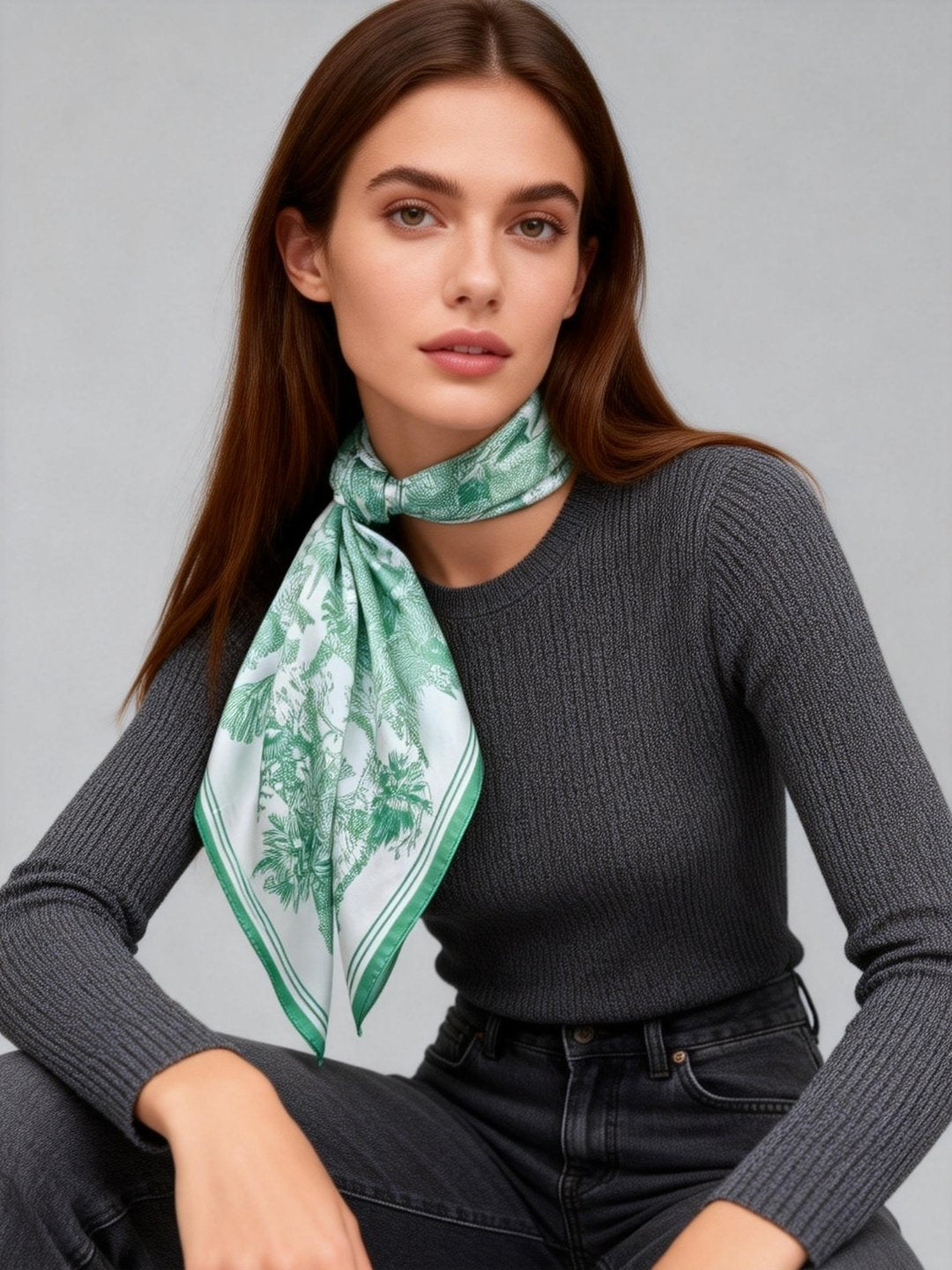 同款造型｜維納斯花園絲巾