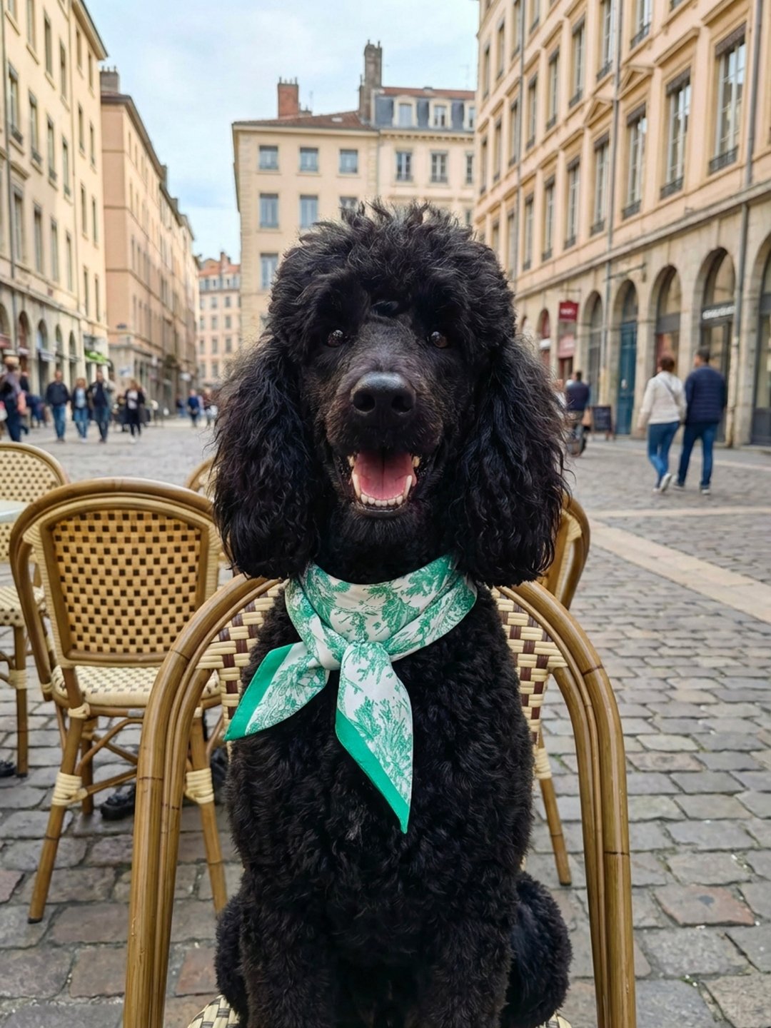 同款造型｜維納斯花園絲巾