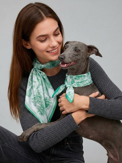 同款造型｜維納斯花園絲巾