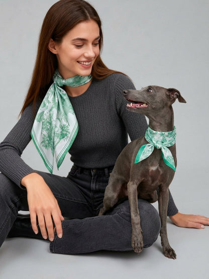 同款造型｜維納斯花園絲巾