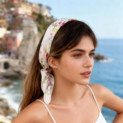 Venus Garden of Love Heart Silky Scarf (60cm)