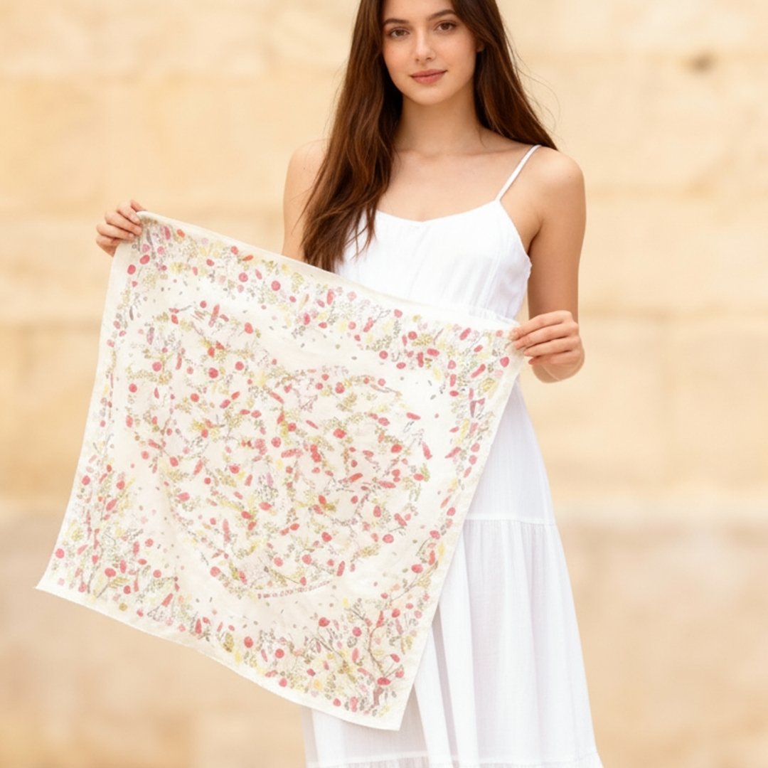 Venus Garden of Love Heart Silky Scarf (60cm)