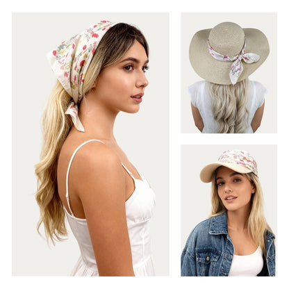 Venus Garden of Love Heart Silky Scarf (60cm)