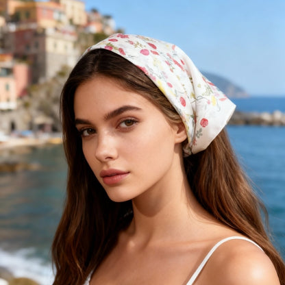 Venus Garden of Love Heart Silky Scarf (60cm)