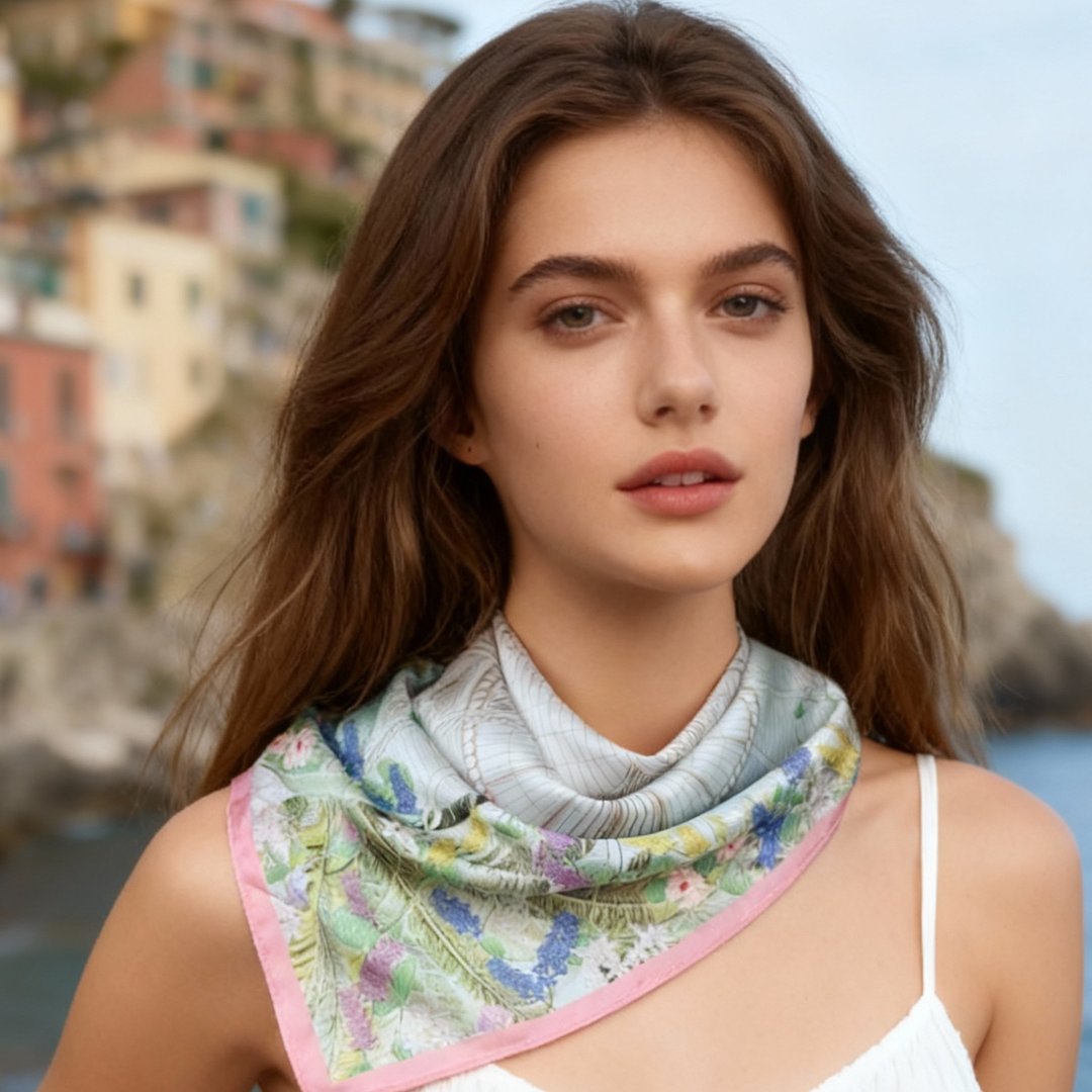 Venus Garden of Love Greenhouse Silky Scarf (60cm)