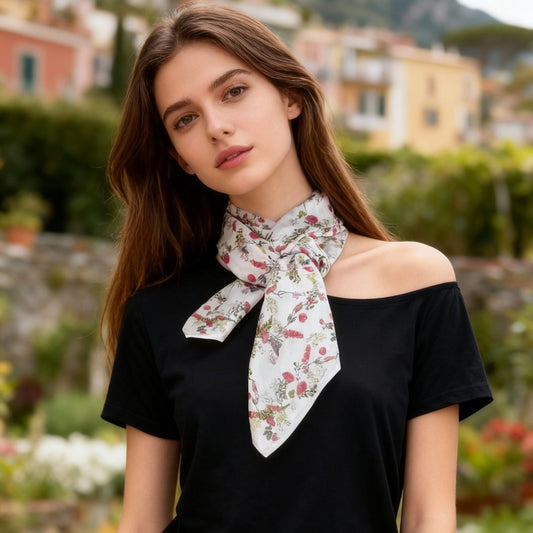 Venus Garden of Love Dreams Blossom Silky Scarf (90cm)