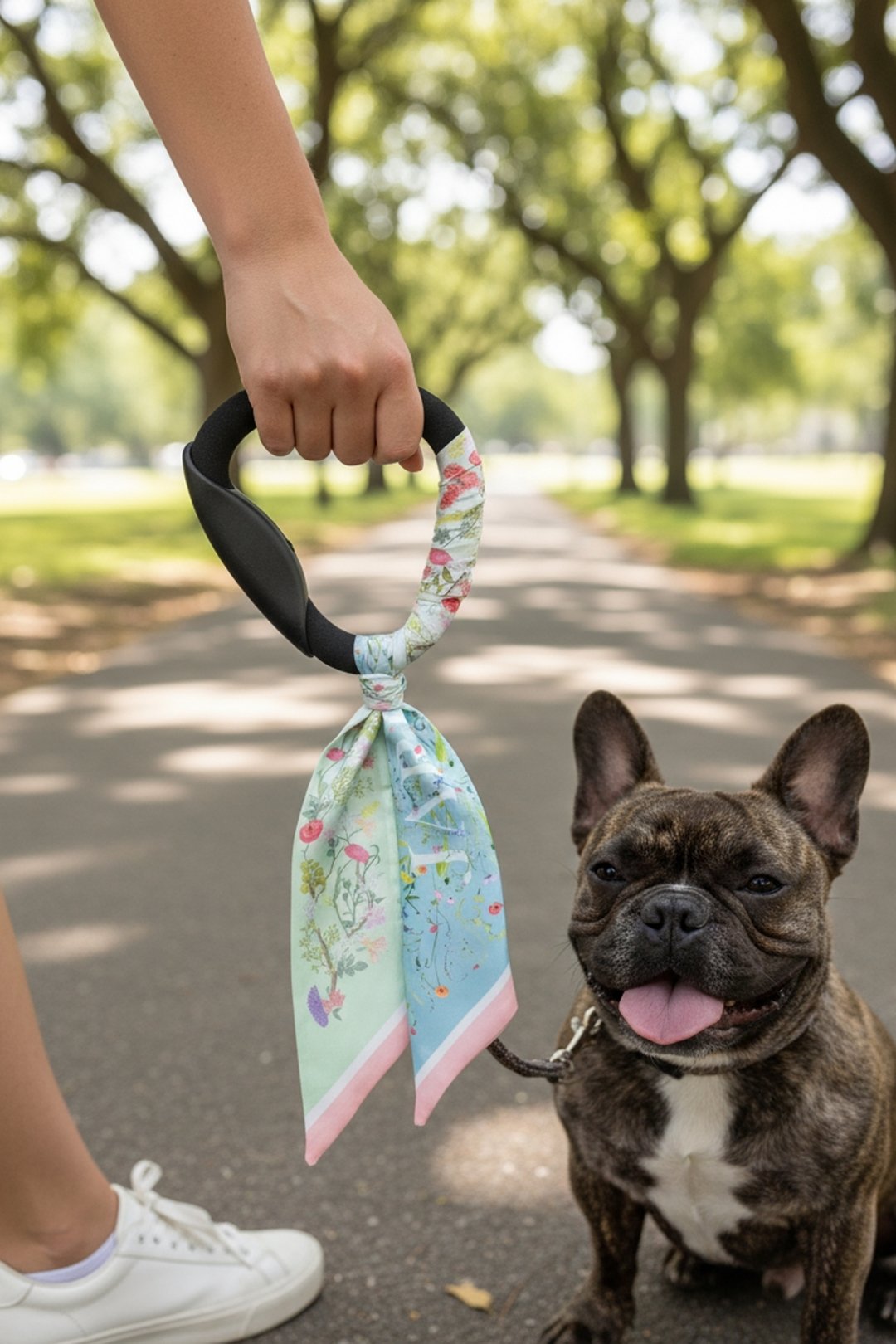 Pet & Owner Twinning Outfits  | Venus Garden of Love Scarf & Tote Bag Set