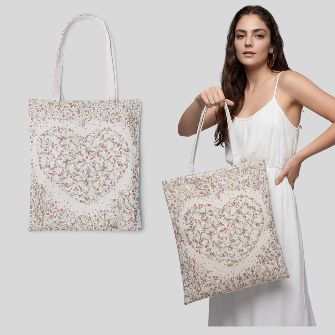 Pet & Owner Twinning Outfits  | Venus Garden of Love Scarf & Tote Bag Set