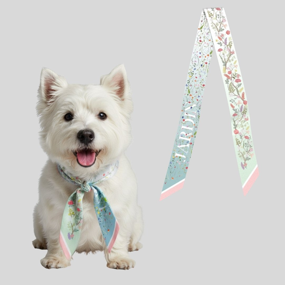 Pet & Owner Twinning Outfits  | Venus Garden of Love Scarf & Tote Bag Set