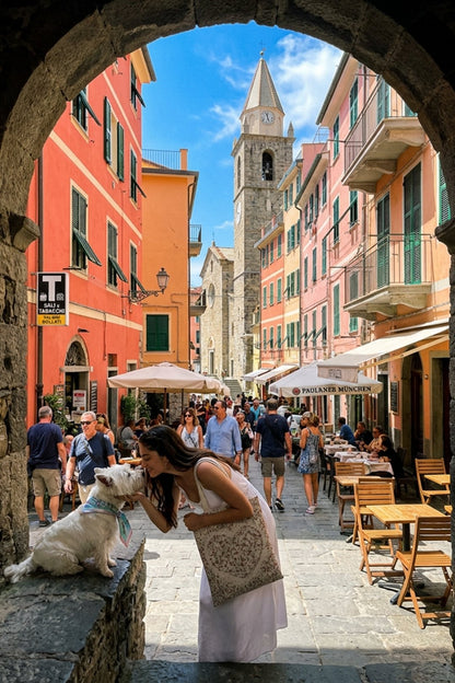 Pet & Owner Twinning Outfits  | Venus Garden of Love Scarf & Tote Bag Set