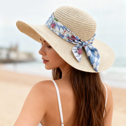 Wonderful Adventure Dream Gray Argyle Silky Scarf (60cm)