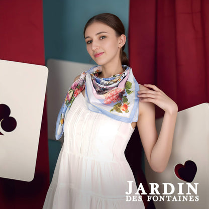 Wonderful Adventure Dream Blue Tuo Watch Silky Scarf (90cm)