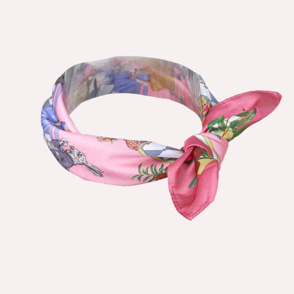 Wonderful Adventure Dream Pink Tuo Watch Silky Scarf (45cm)
