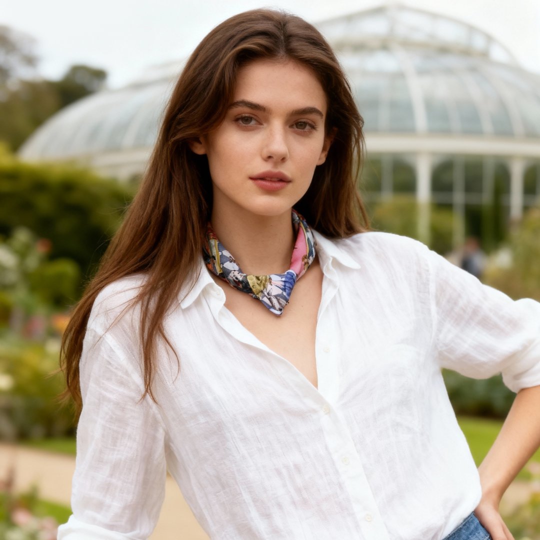 Wonderful Adventure Dream Pink Tuo Watch Silky Scarf (45cm)