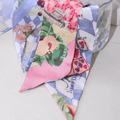 Wonderful Adventure Dream Pink Tuo Watch Twilly Silky Scarf (85cm)