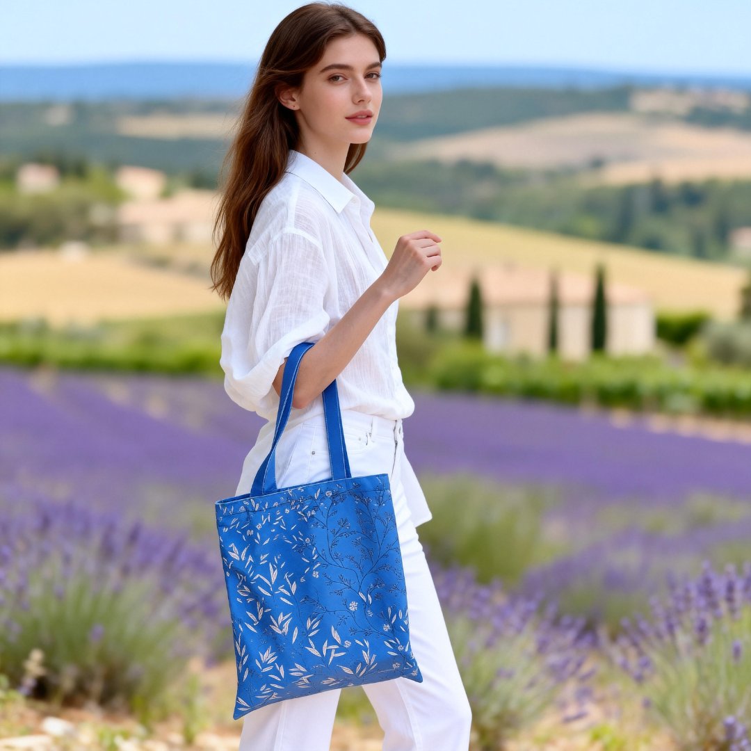 Wild Blue Yonder Sanvitalia Tote Bag