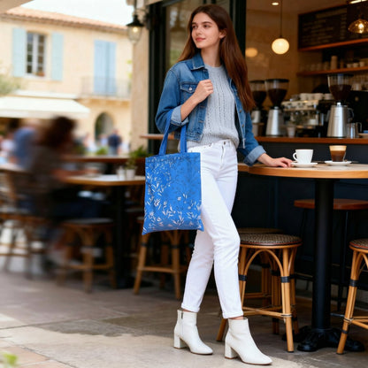Wild Blue Yonder Sanvitalia Tote Bag