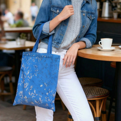 Wild Blue Yonder Sanvitalia Tote Bag