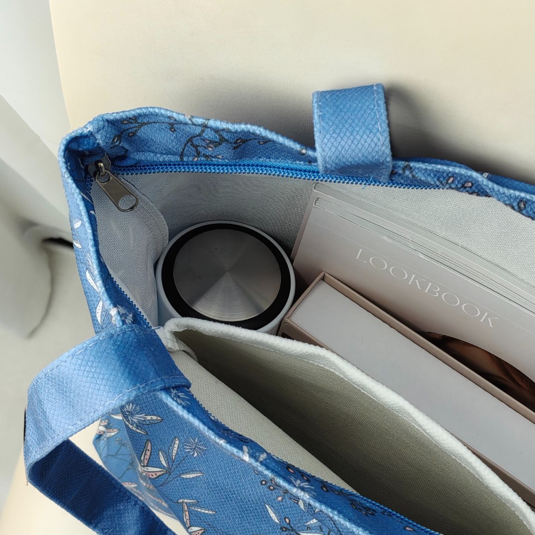 Wild Blue Yonder Sanvitalia Tote Bag