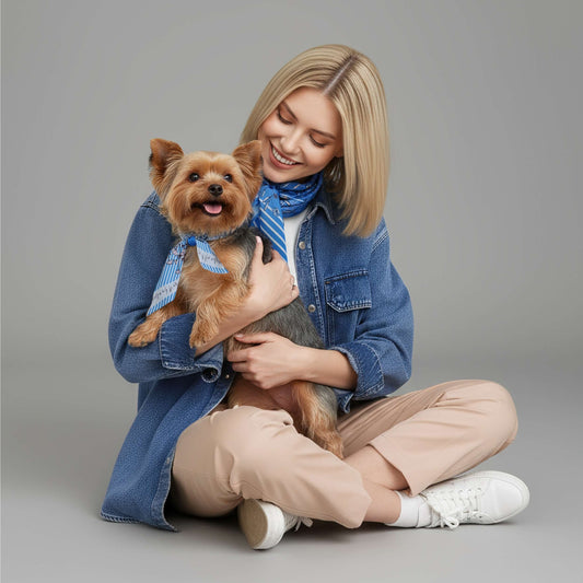 Twinning Outfits | Wild Blue Yonder Blue Yarrow Scarf