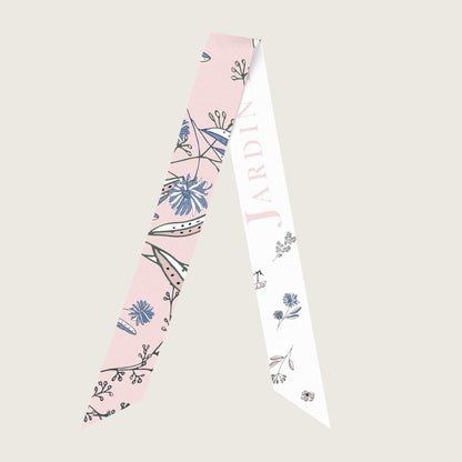 Twinning Outfits | Wild Blue Yonder Pink Yarrow Twilly Scarf