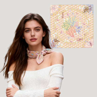 Twinning Outfits | You Are Mer-mazing Pearlia Silky Scarf (45cm)