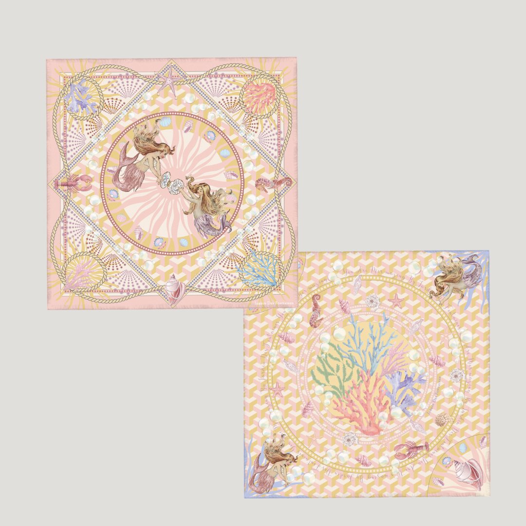 Twinning Outfits | You Are Mer-mazing Pearlia Silky Scarf (45cm)