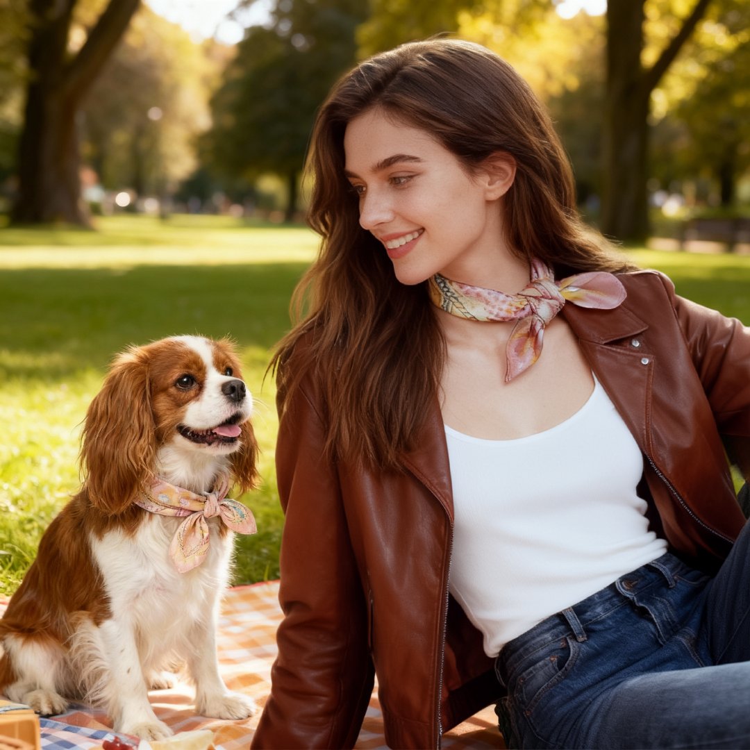 Twinning Outfits | You Are Mer-mazing Pearlia Silky Scarf (45cm)