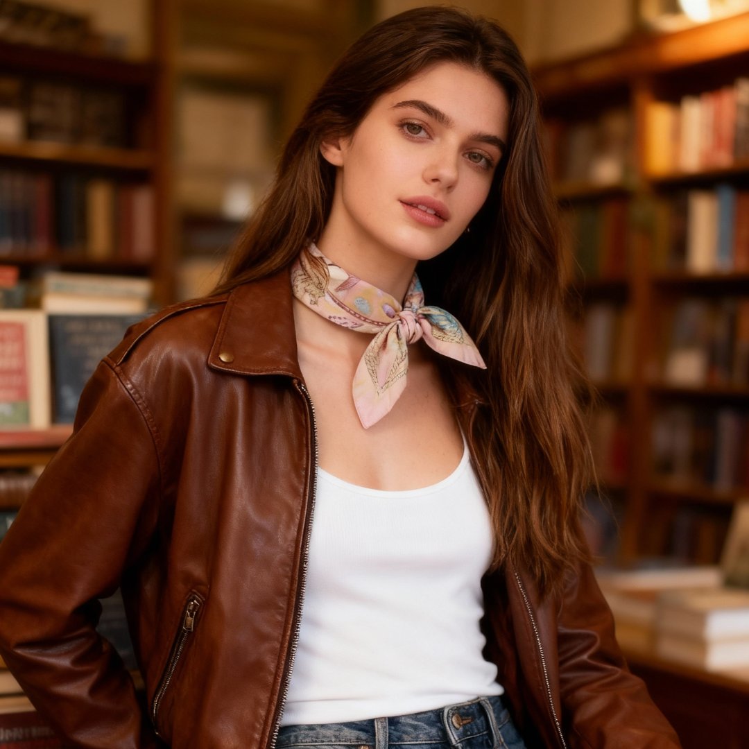 You Are Mer-mazing Pearlia Silky Scarf (45cm)