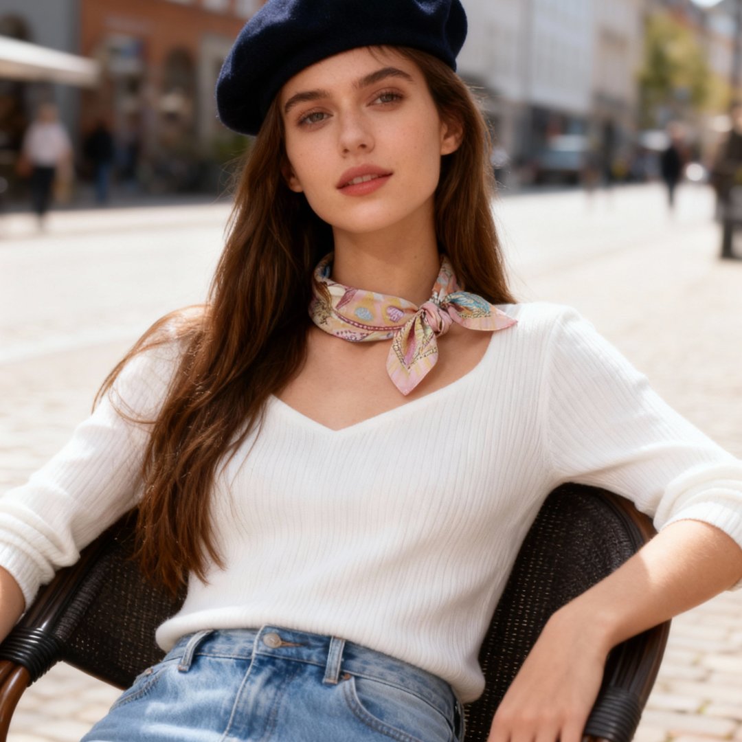 You Are Mer-mazing Pearlia Silky Scarf (45cm)