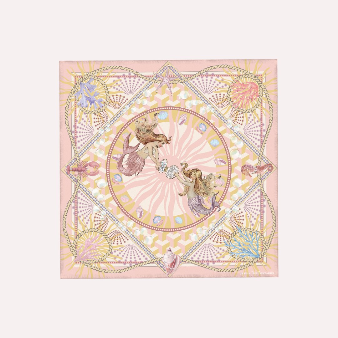 You Are Mer-mazing Pearlia Silky Scarf (45cm)