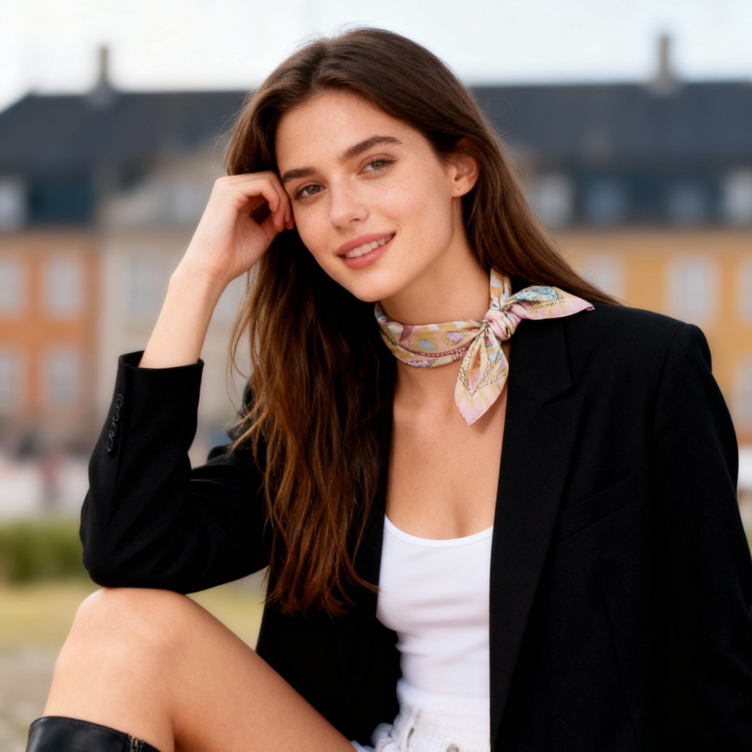 You Are Mer-mazing Pearlia Silky Scarf (45cm)