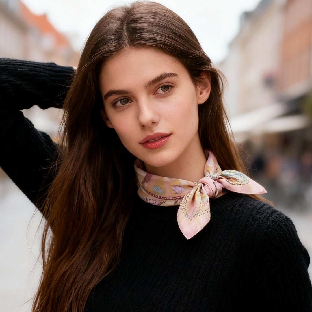 You Are Mer-mazing Pearlia Silky Scarf (45cm)