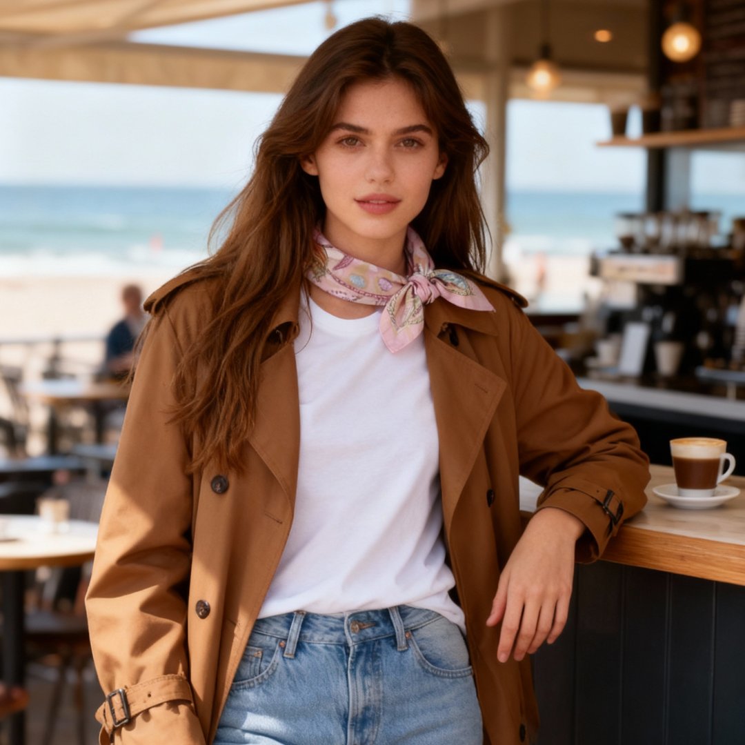 You Are Mer-mazing Pearlia Silky Scarf (45cm)