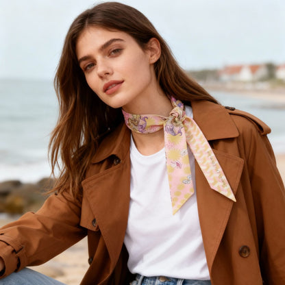 You Are Mer-mazing Pearlia Twilly Silky Scarf (85cm)